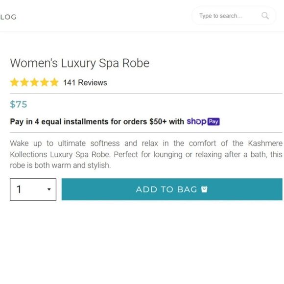 Kashemere Robe - Picture 7 of 7